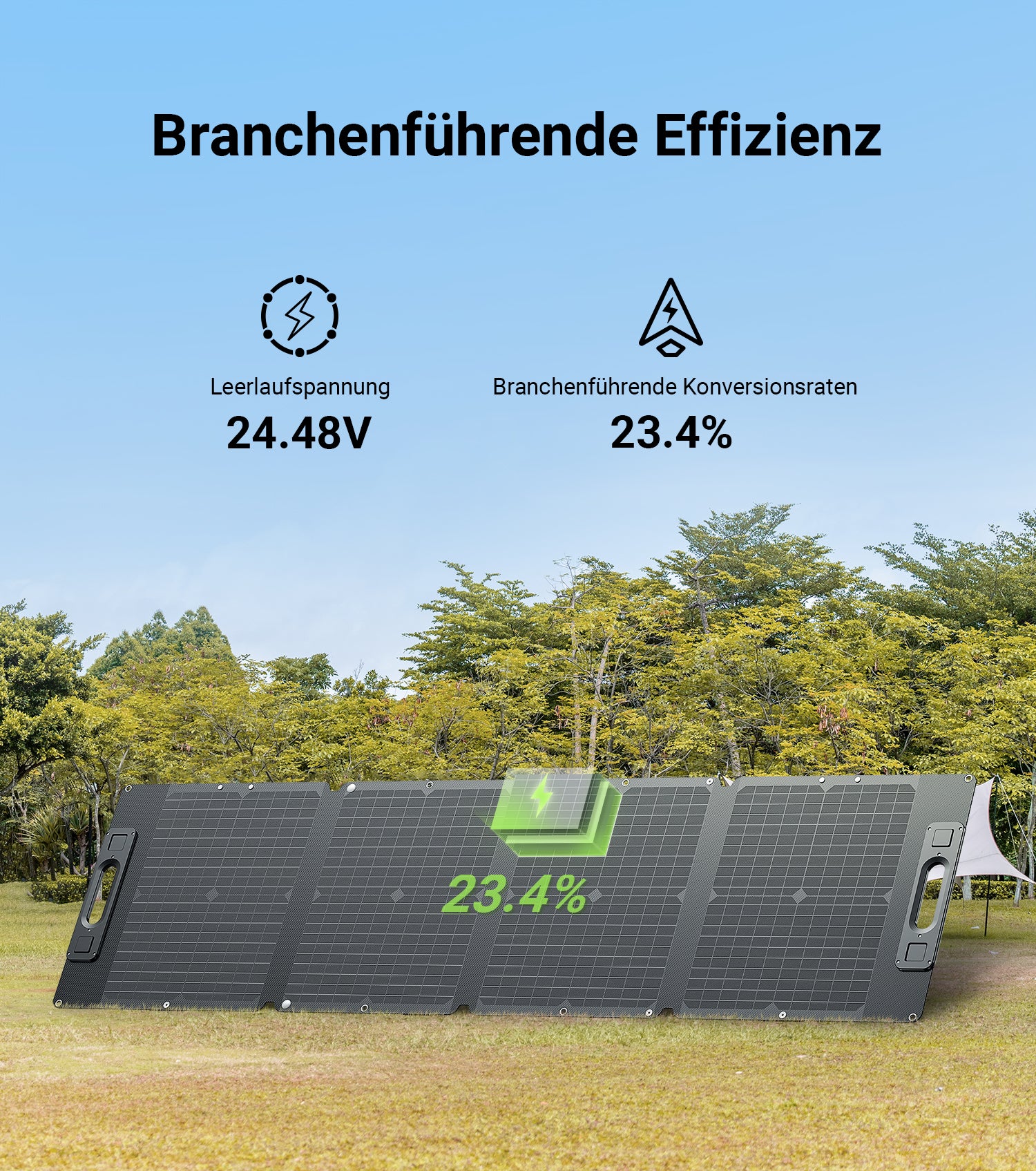 Dabbsson DBS120S Tragbares Solarpanel | 120W