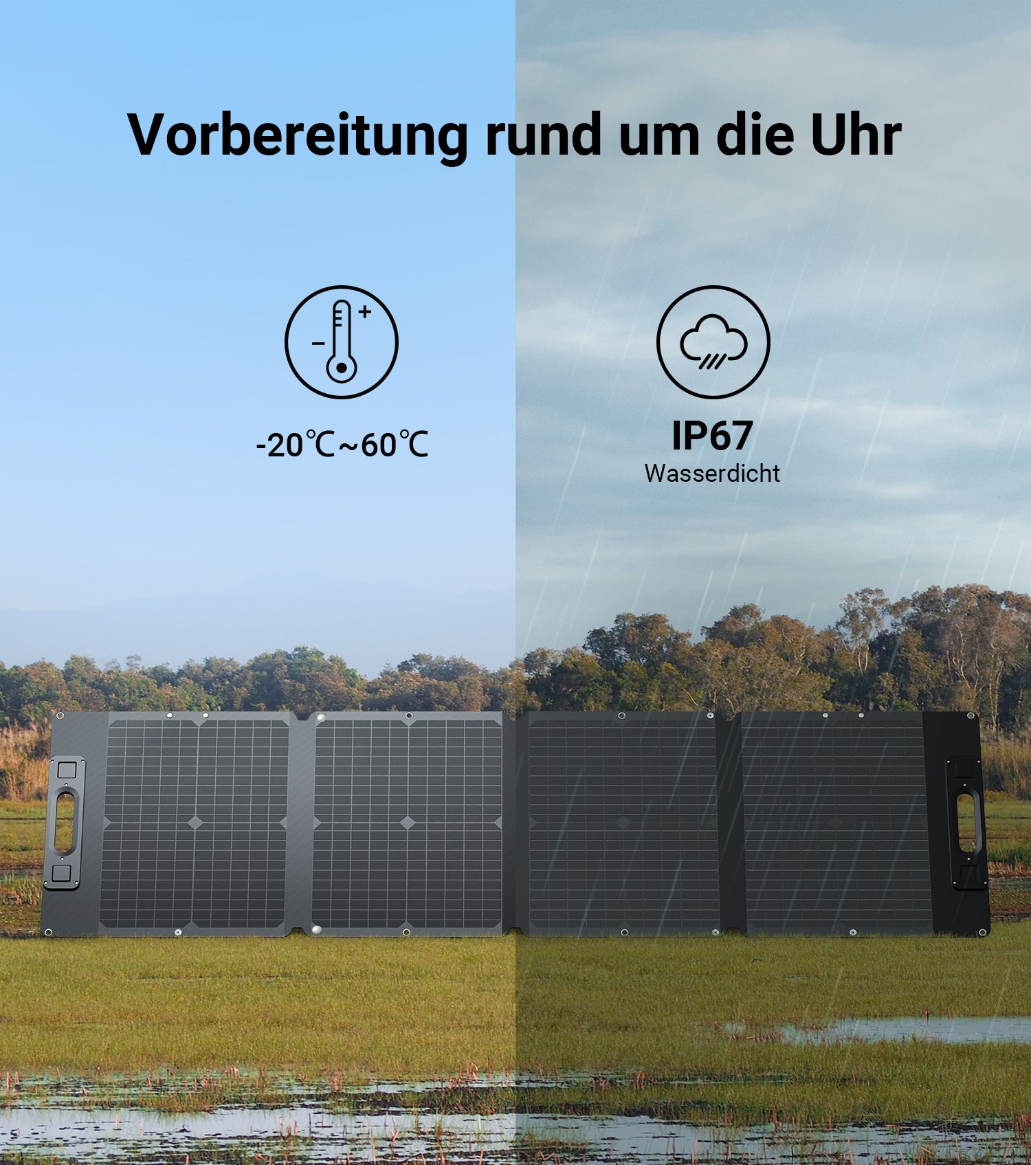 Dabbsson DBS120S Tragbares Solarpanel | 120W
