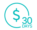 30 Tage Geld-zurück-Garantie