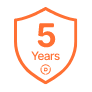 5 Jahre erweiterte Garantie