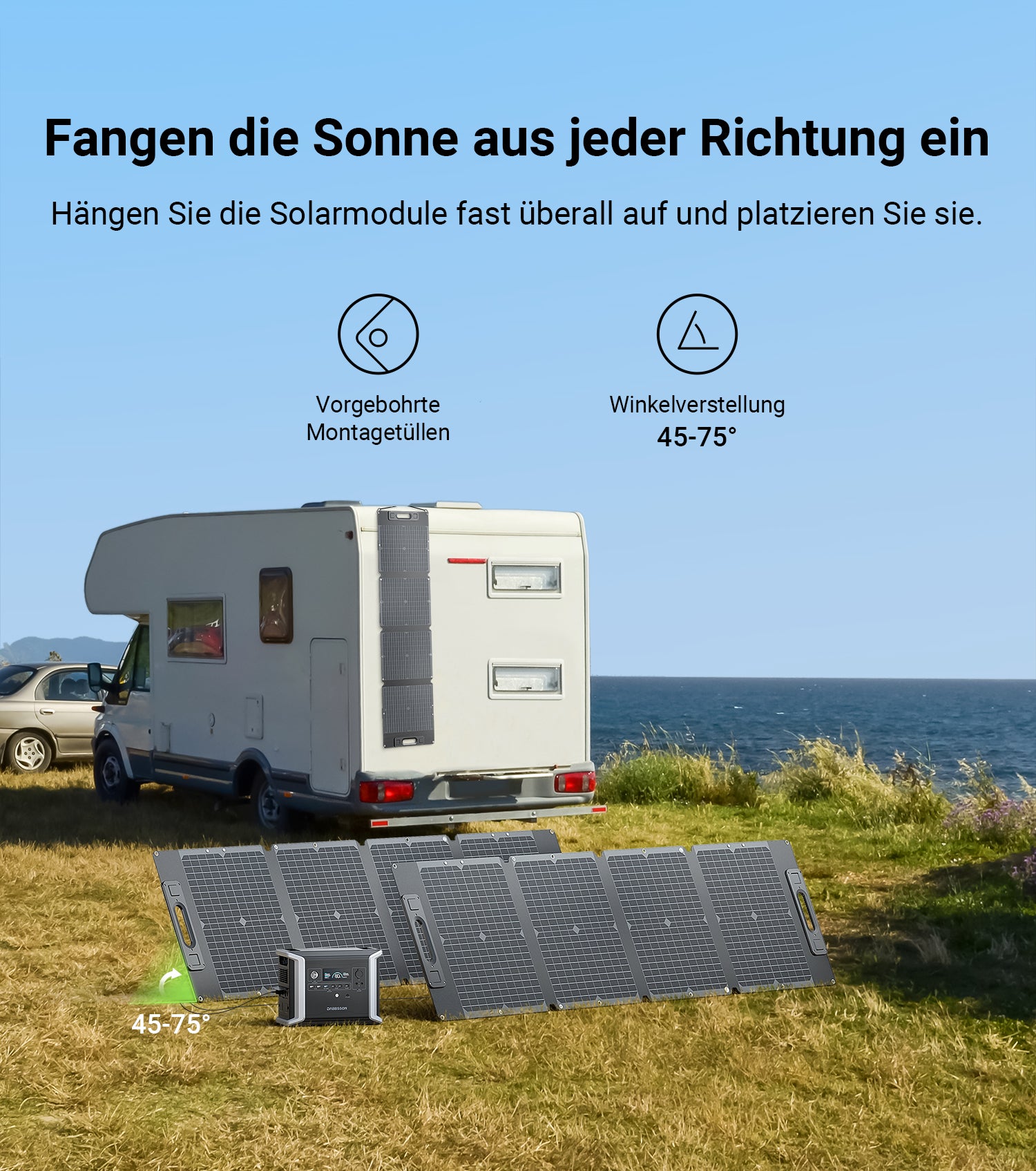 Dabbsson DBS120S Tragbares Solarpanel | 120W